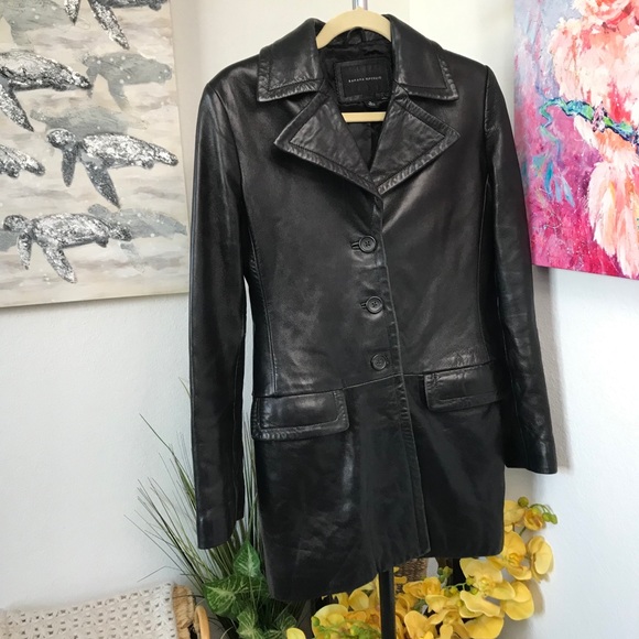 Banana Republic Jackets & Blazers - Vintage Banana Republic Genuine Leather Coat